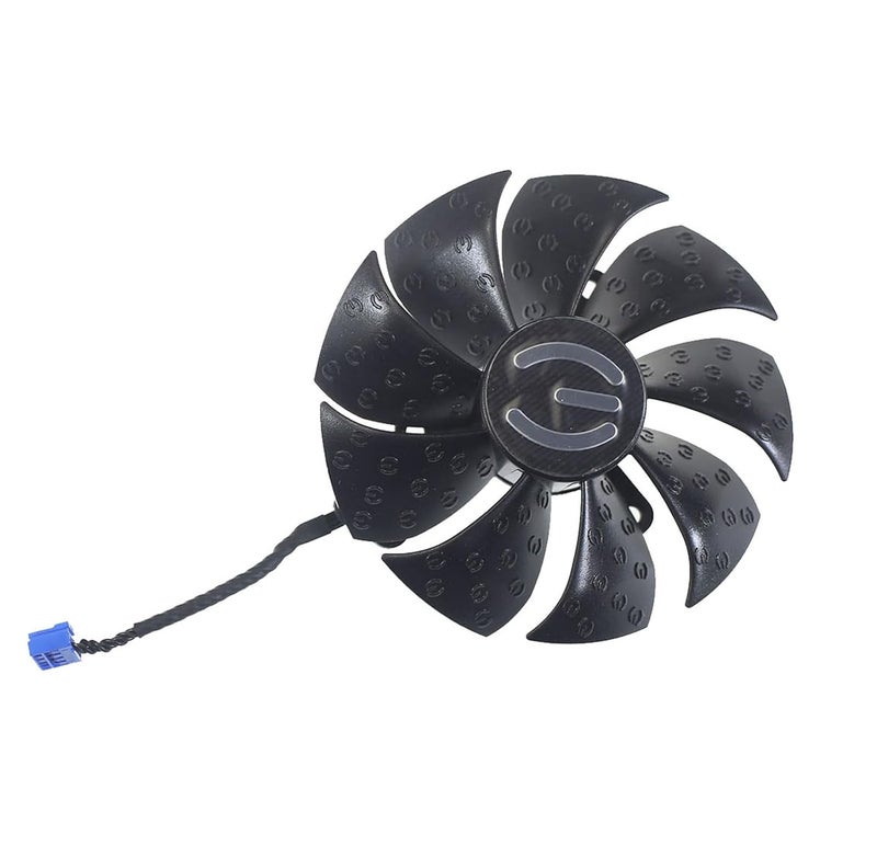 LTANDBR 87MM PLD09220S12H RTX3080 RTX3070 Graphics Card Fan Replacement for EVGA GeForce RTX 3070 3080 TI 3090 FTW3 Cooler Fan (Black C-Fan) - Image 1